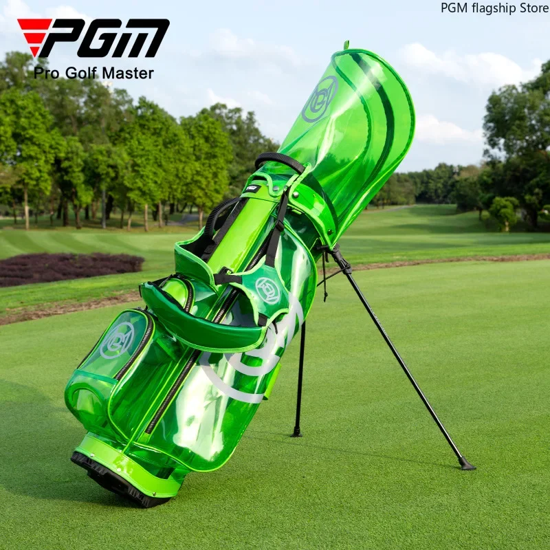 PGM New Golf Bag Stand Bag, Lightweight Club Bag for Men and Women, Korean Version Transparent Golf Bag QB131-1