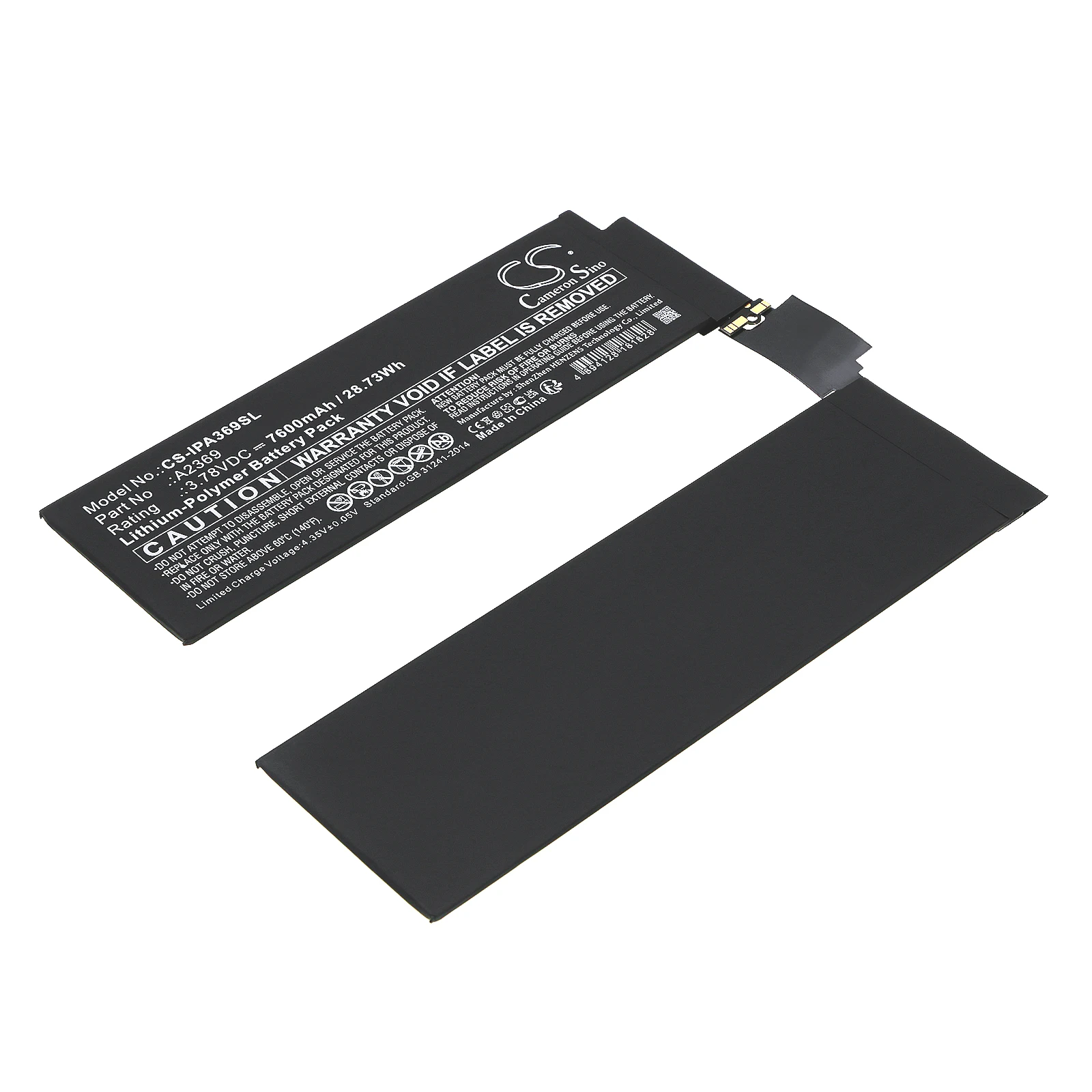 

CS Replacement Battery For AppleiPad Pro 11 2021,iPad Pro 11 3rd Gen 2021,A2377,A2460,A2459,A23