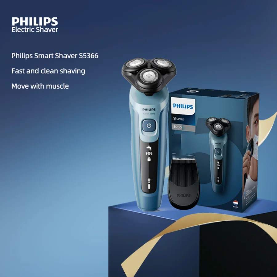 Philips S5366/5466 Electric Shaver With Sideburns Full-body Wash Original Genuine Gift Essentials