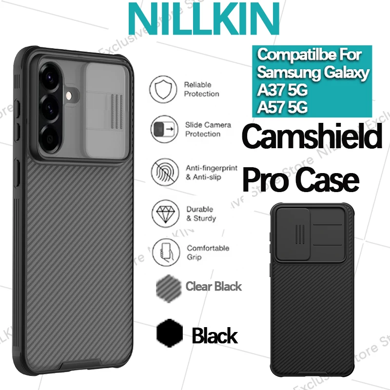 Nillkin For Samsung Galaxy A57/ A37 5G CamShield Pro Shockproof Airbag Lens Slide Cover Phone Case Protective Cover Shell