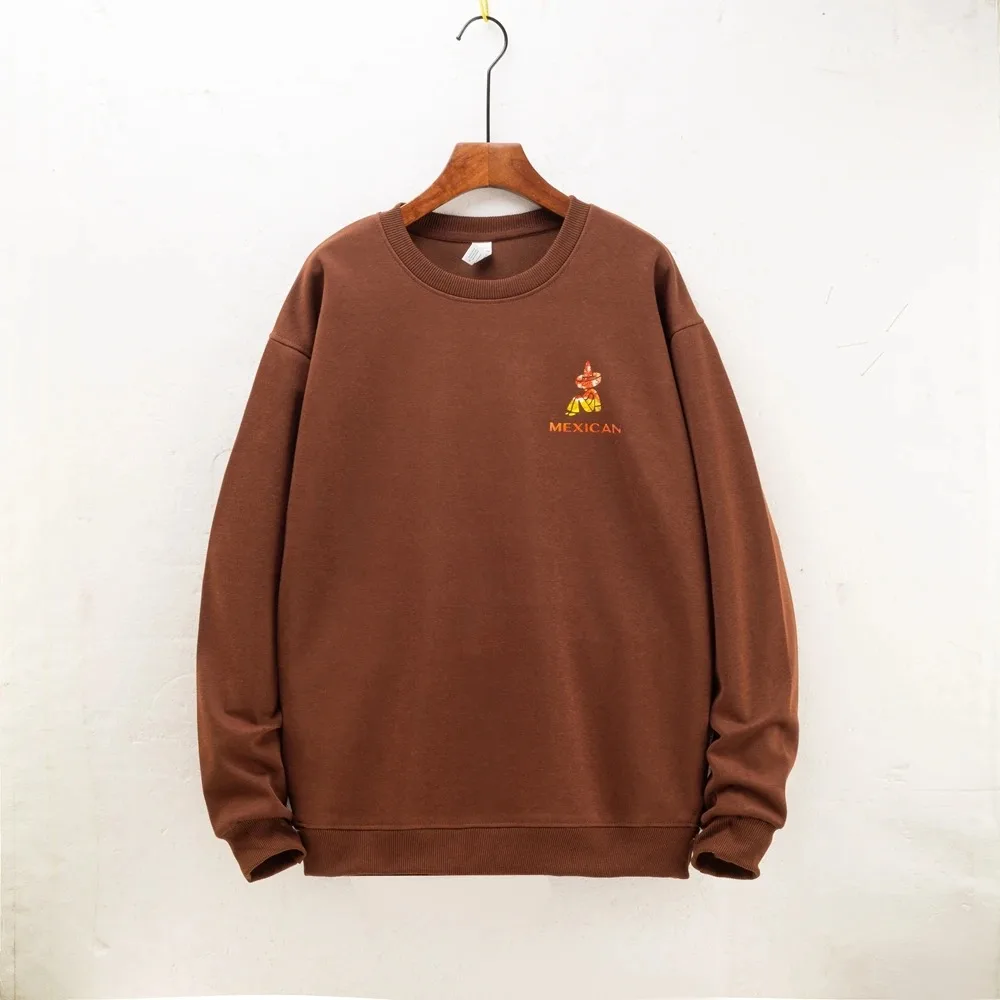 Women's Simplicity Pullover Sweatshirt 2024 Spring/Fall New Casual Sports Sweatshirt Printed Single Piece Top