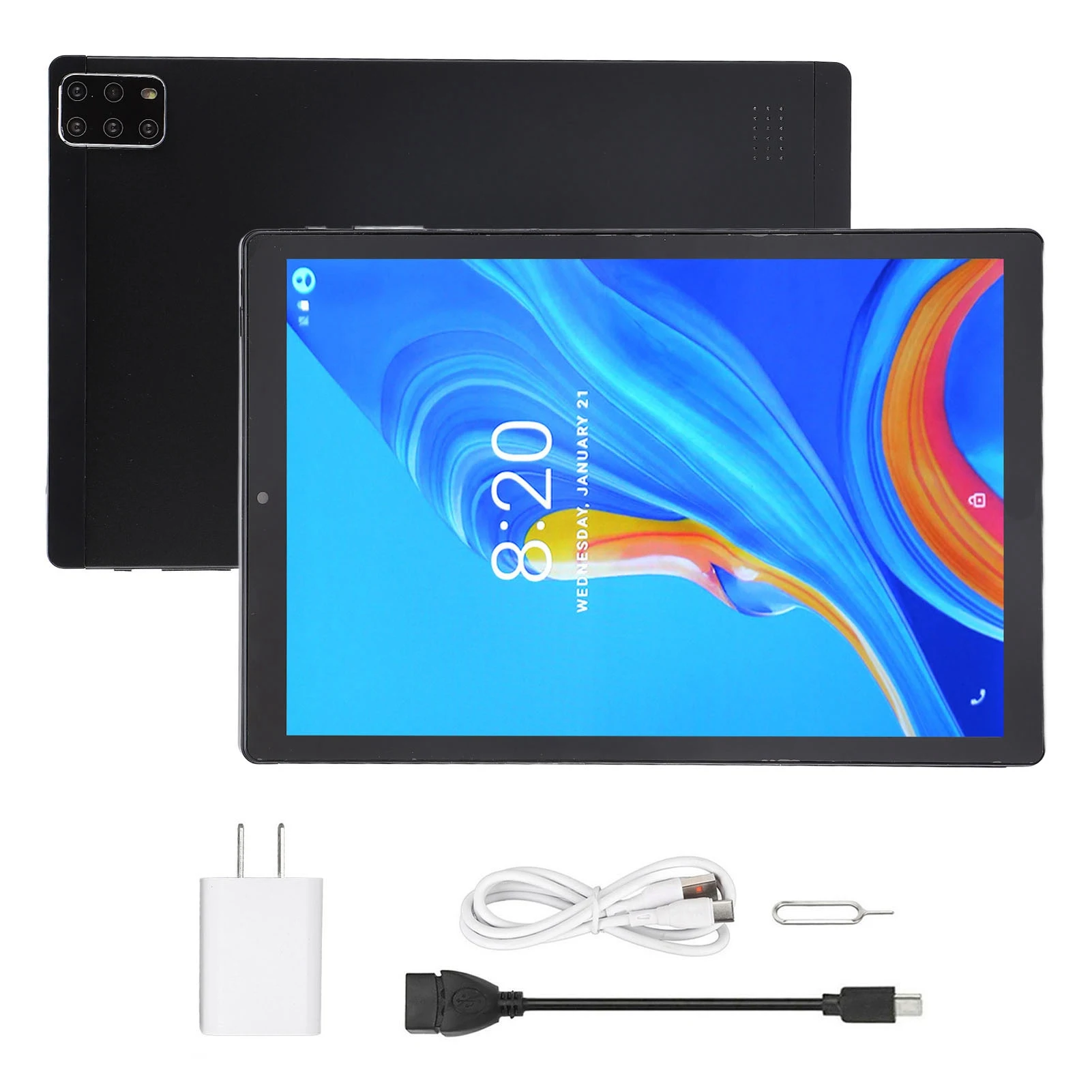

10.1 Inch Tablet for Android 12.0 5G WiFi 6GB 128GB Front 2MP Rear 5MP 10 CPU Tablet PC 10.1 Inch for Android Tablet