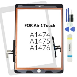 Сенсорный экран для iPad Air 1, сменный сенсорный экран с дигитайзером для iPAD 5, A1474, A1476, A1475, A147, стекло и инструмент, 1 шт.