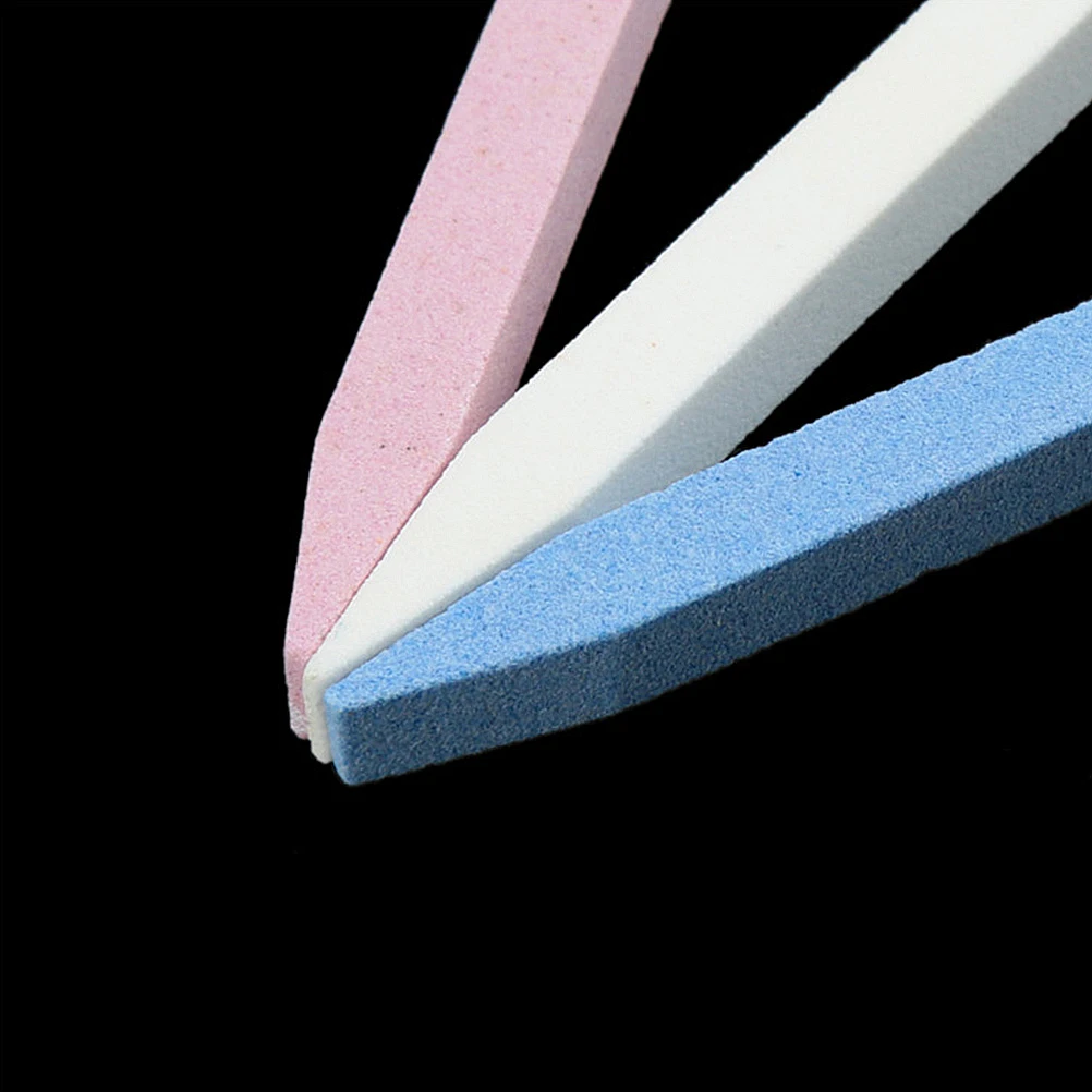 

5pcs Nail Buffer Cuticle File Manicure Tools Dead Skin Remover For Fingernails Toenails Pedicure Home Salon Use (Random Color)