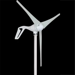 horizontal windturbine generator 24v three five blades windmill with 300w 600w wind charge controller for free