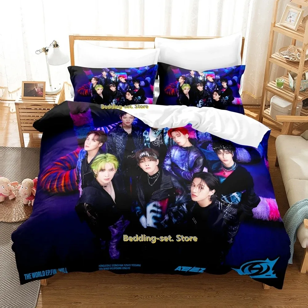 The World Ep.fin Will Bedding Set Cartoon Anime three-piece set Adult Kid Bedroom Duvetcover Sets 3D Kawaii