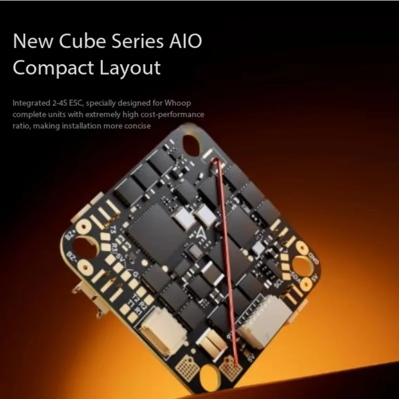 BETAFPV Cube 2-4S 30A AIO Brushless Flight Controller ESC Combo for FPV Drone STM32G473 MCU | 30A Continuous Current