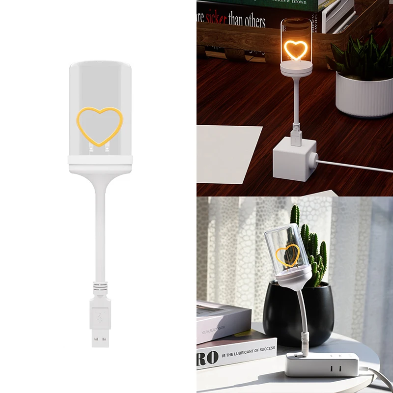 ضوء ليلي LED USB محمول، توصيل وتشغيل مصباح مكتبي LED صغير هدايا للسفر في المكتب المنزلي #5