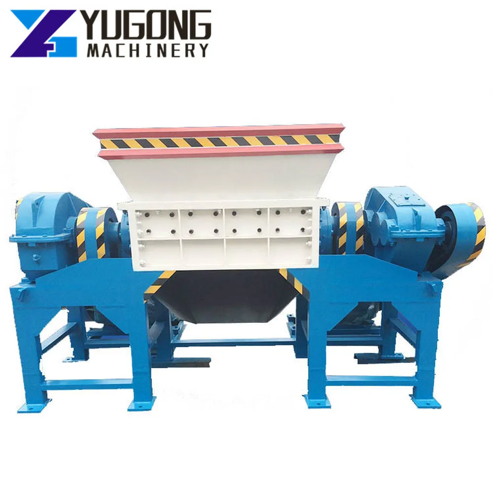 YUGONG Old Tire Shredding Machine Rubber Crushing Shredder Manufacturer Industrial Shredder Machine