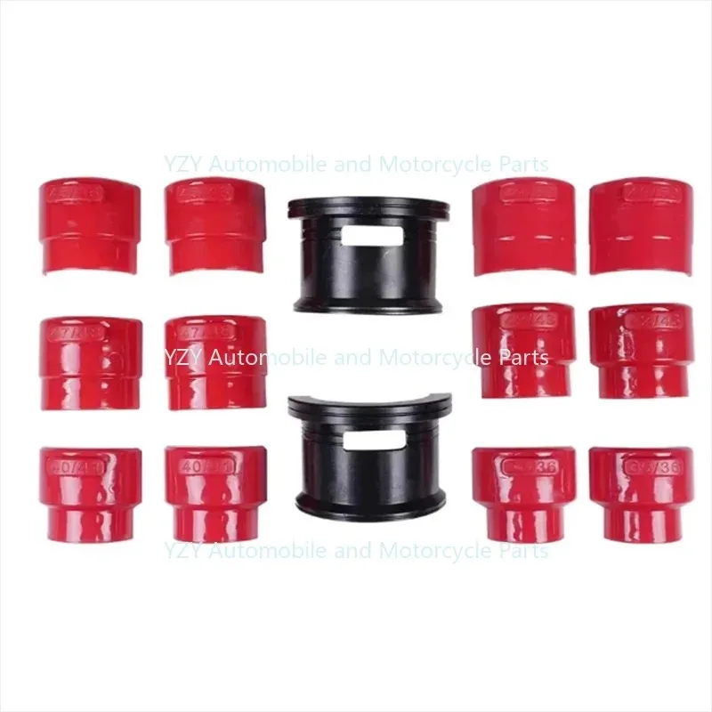 Kit alat penyegel garpu sepeda motor Universal, adaptor 35/36 40/41 42/43 45/46 49/50MM 47/48