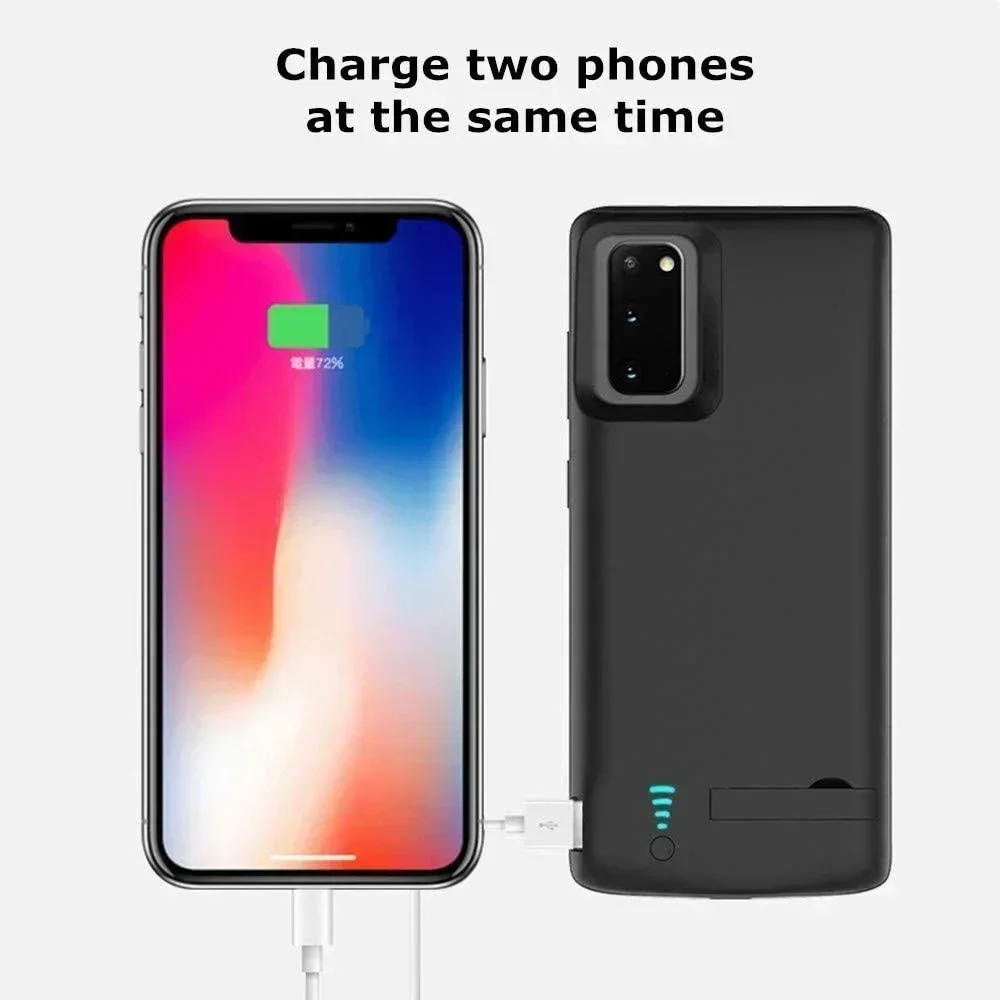 10000mAh Battery Charger Case for Samsung Galaxy S20 S21 Series Charging Case Power Bank Mobile Power Charging Phone Case