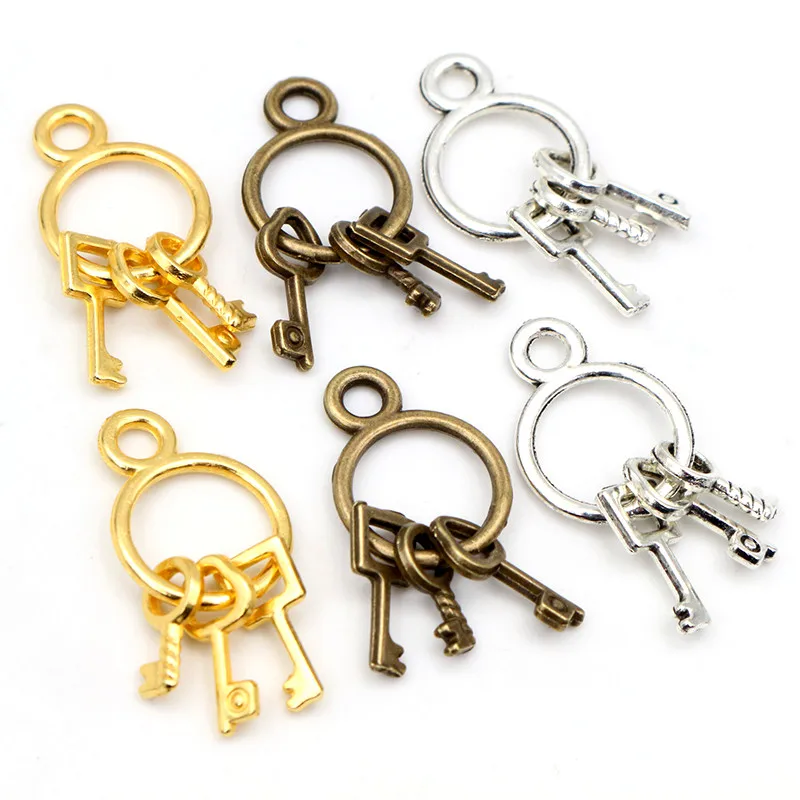 24X13mm 10 sztuk antyczne posrebrzane brązowe pozłacane breloczek ręcznie robione wisiorki Charms: DIY na bransoletkę naszyjnik