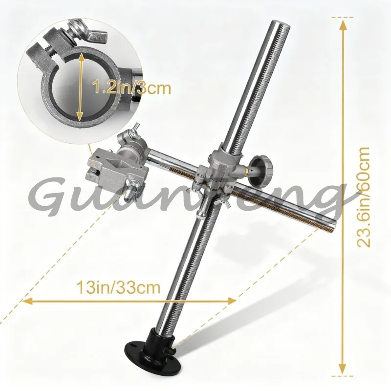 60X33cm welding positioner turntable rotating table fixture mounting bracket