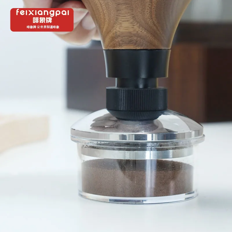 

58mm Transparent Powder Bowl Clear Tamping Distribution Observation Powder Bowl Basket Gravity Distributor Stand Accessories