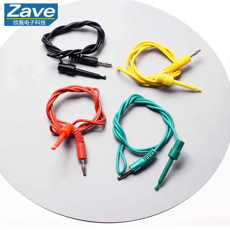 4mm Banana Plug to Test Hook Cable, Multimeter Probe Test Cable, Test Hook Connection Wire and Conductor