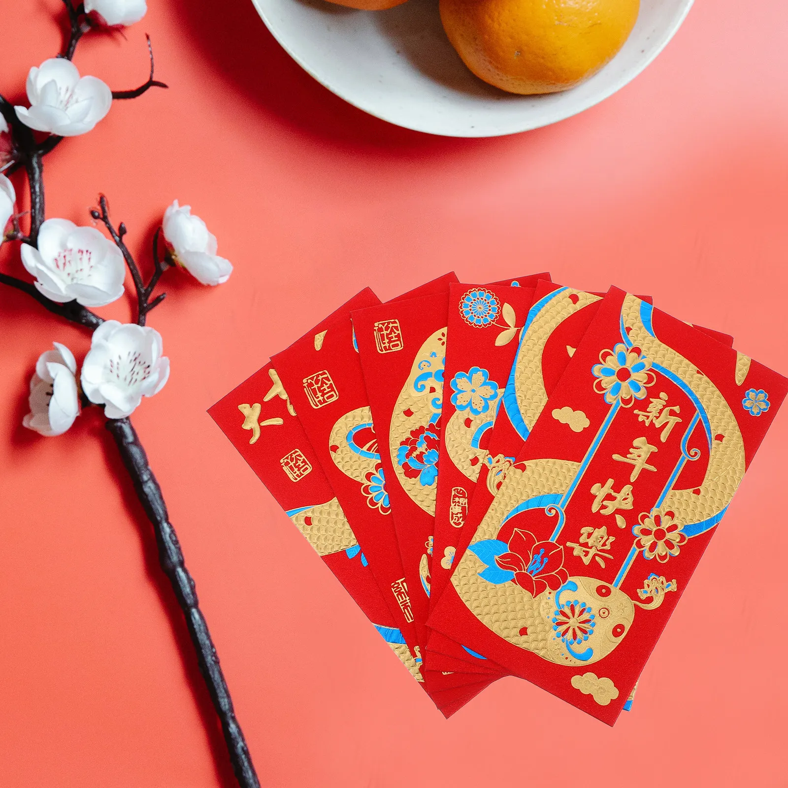 

30 шт. красных конвертов на Год Змеи, держатели для денег на Китайский Новый год, конверты для наличных, украшения для Лунного фестиваля, свадебный подарок