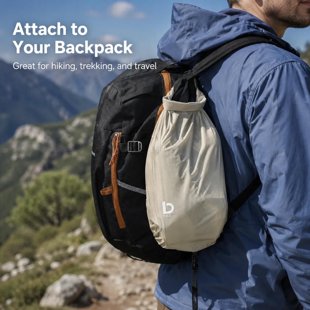 Nylon Hanging Shoe Bag Portable Lightweight Backpack External Shoe Storage Pouch Foldable Travel Gym Hiking Outdoor Holder