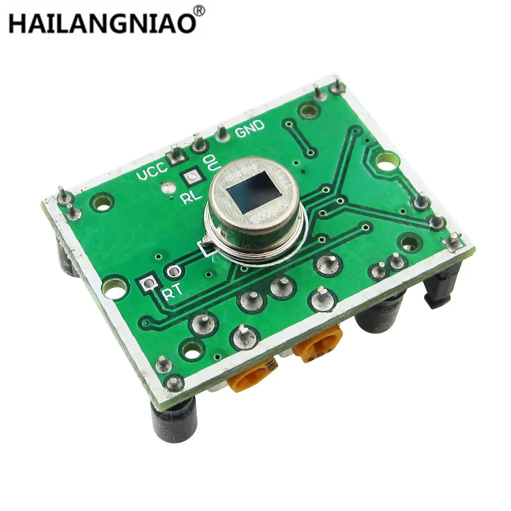 HC-SR501 ضبط الأشعة تحت الحمراء IR Pyroelectric الأشعة تحت الحمراء PIR وحدة استشعار الحركة وحدة الكاشف