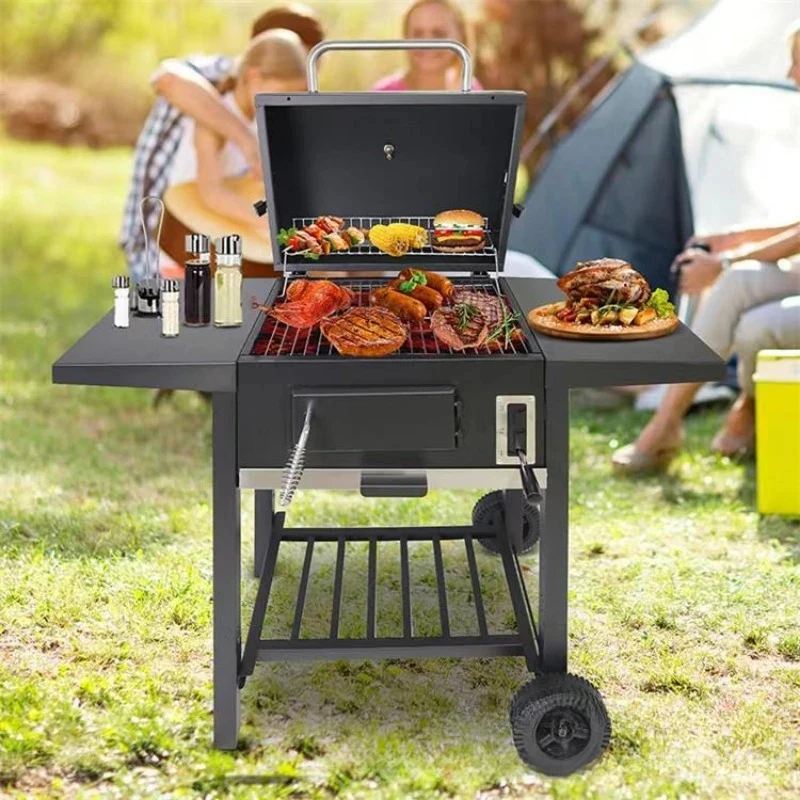 Stainless Steel Outdoor Stand Portable Firewood Stove Large Size Grill Base For Fire Tourist Camping Supplies