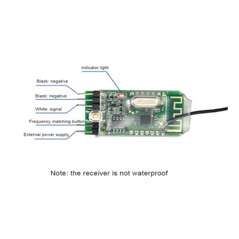 Mando a distancia de 2,4 Ghz, carga inalámbrica impermeable para tabla de surf eléctrica y monopatín, accesorios de controlador