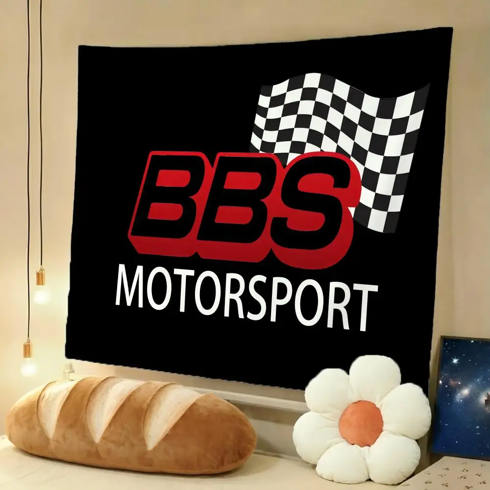 Fashion Classic Stylish B-BBS FLAG Tapestry Soft Tapestry Wall Hanging Decor for Daily Living Home Room Bedroom