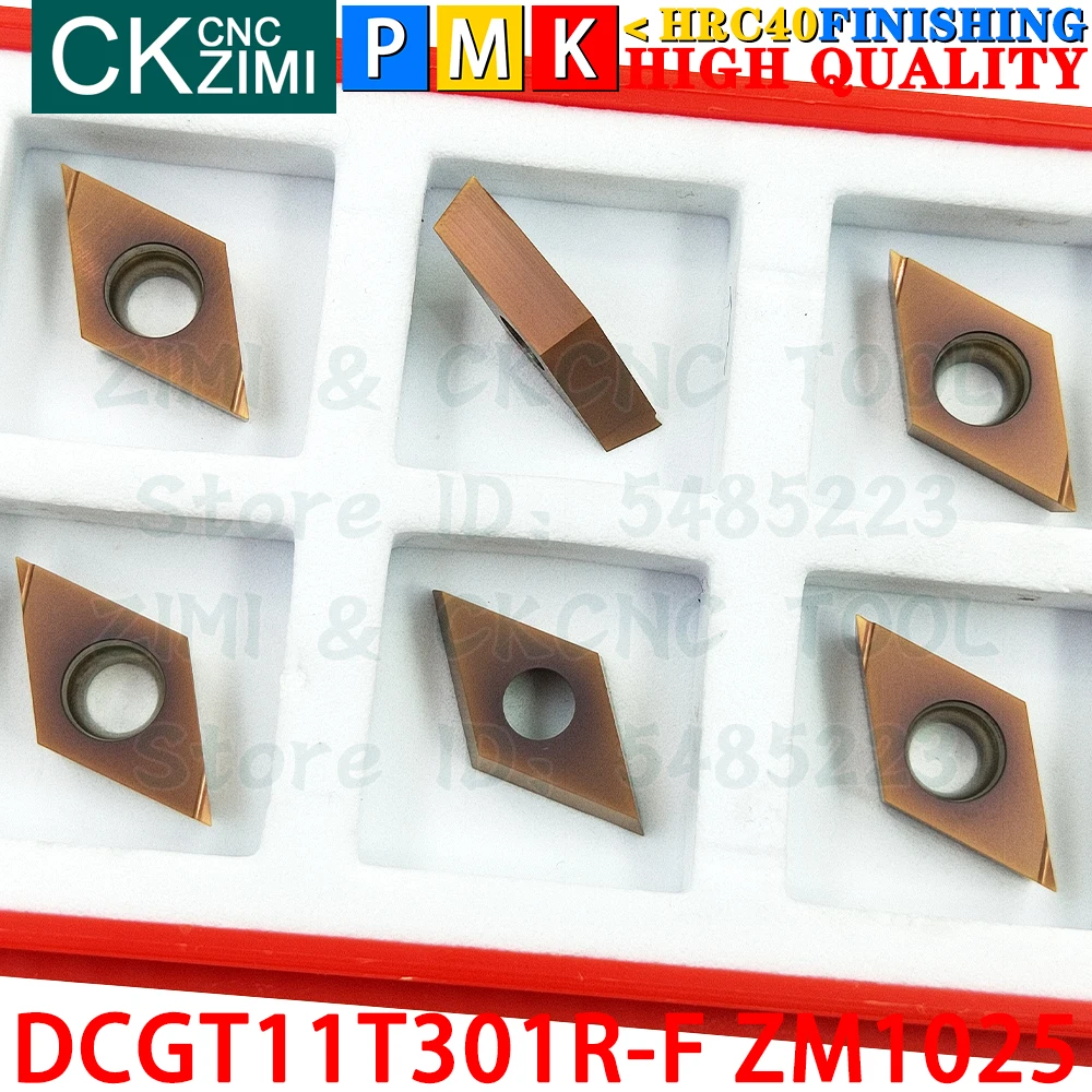 DCGT11T301R-F ZM1025 DCGT 11T301 R-F ZM1025 Wkładki z węglika Precyzyjna obróbka Narzędzia do toczenia zewnętrznego Mechaniczna tokarka do metalu DCGT11T3 DCGT 11T3 CNC Narzędzia tnące