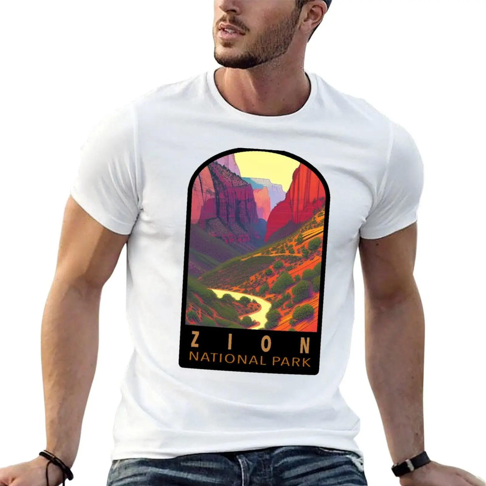 

Zion National Park Travel Adventure Campground Wander Explore Utah T-Shirt anime t shirts for man T-Shirt