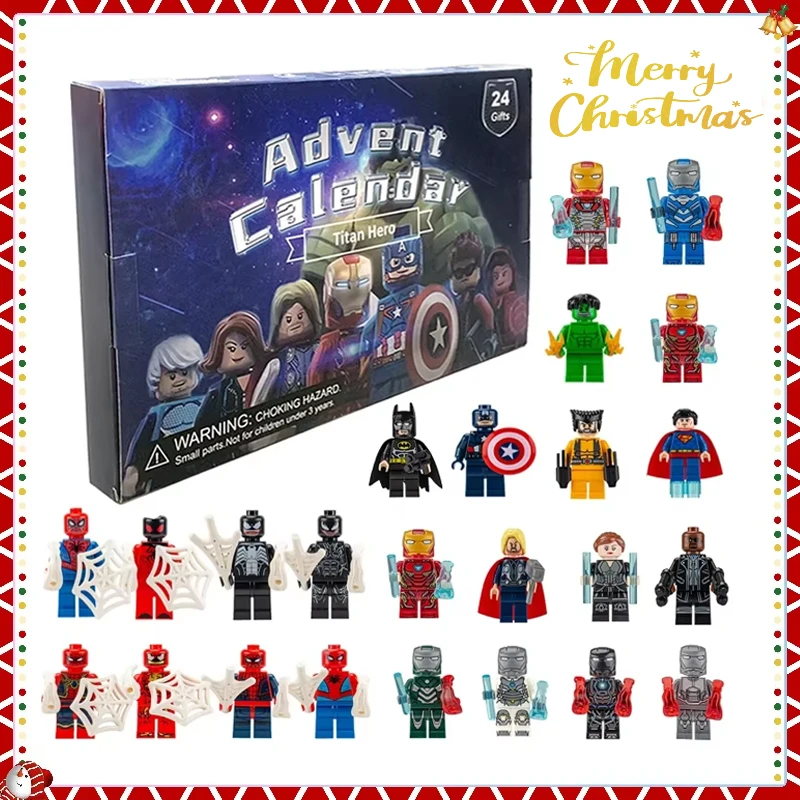 2024 NEW Advent Calendar Box 24pcs/set Action Figure PVC Model Christmas Countdown Calendar Kids Toy Christmas Gifts