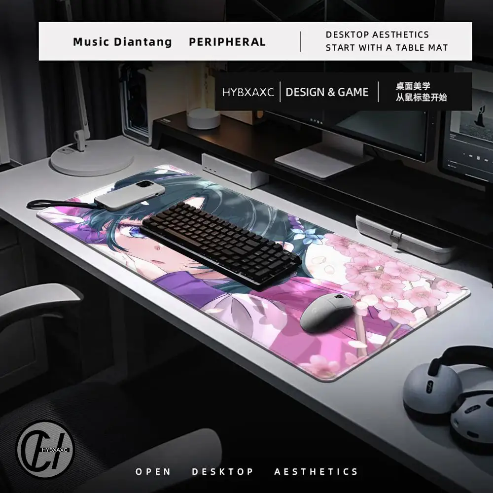 Large Anti-Slip Mouse Pad PC HD Print Anime Maomao Mousepad The Apothecary Diaries Laptop Mat Durable Lock Edge Desk Mat XXL