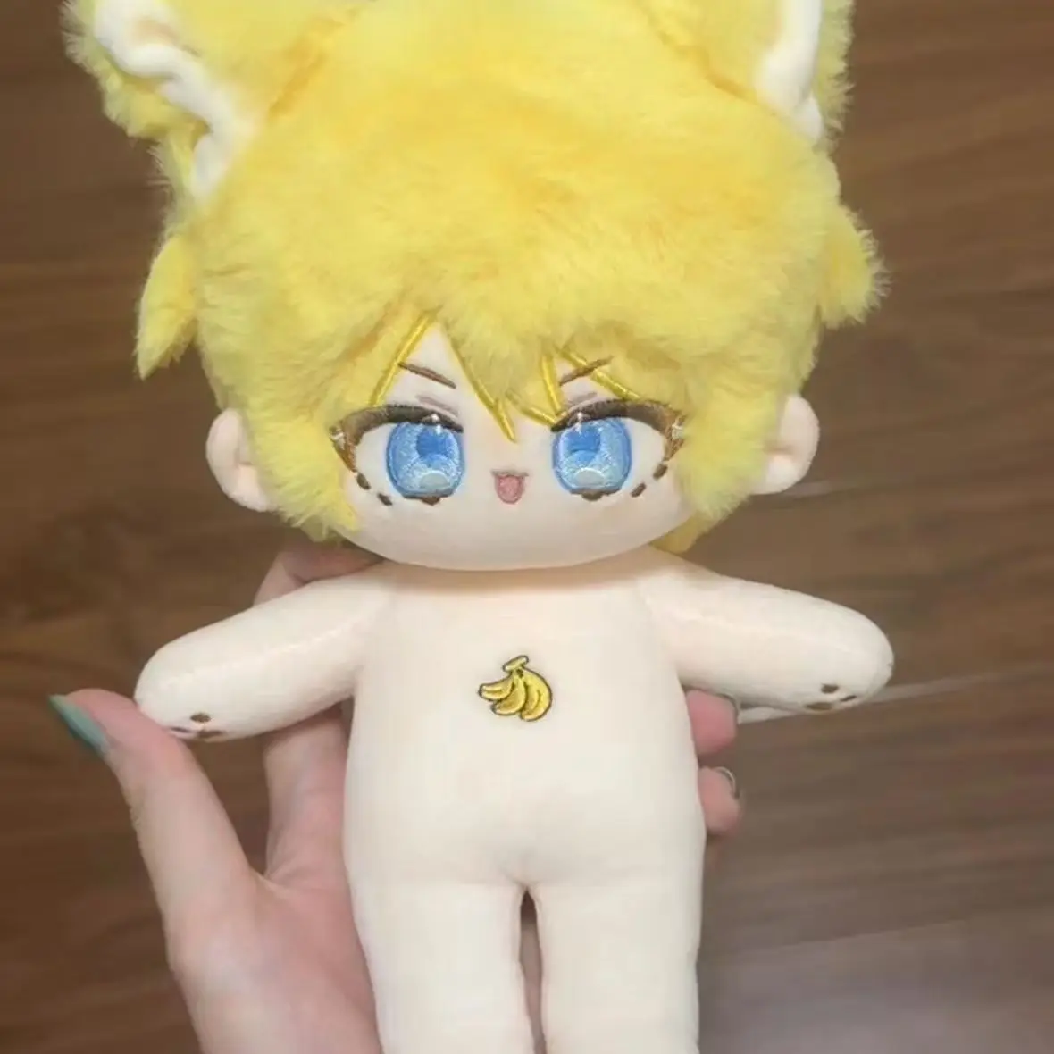 Gevulde 20Cm Anime Rin Len Kawaii Katoenen Pop Cartoon Pop Knuffels 20Cm Mantel Dress Up Pop Speelgoed meisje Geschenken