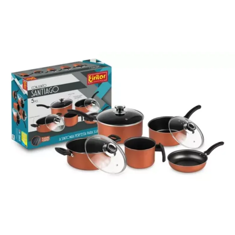 

Cookware 5 Pieces Non-stick Santiago Baking Cookware and Fryers