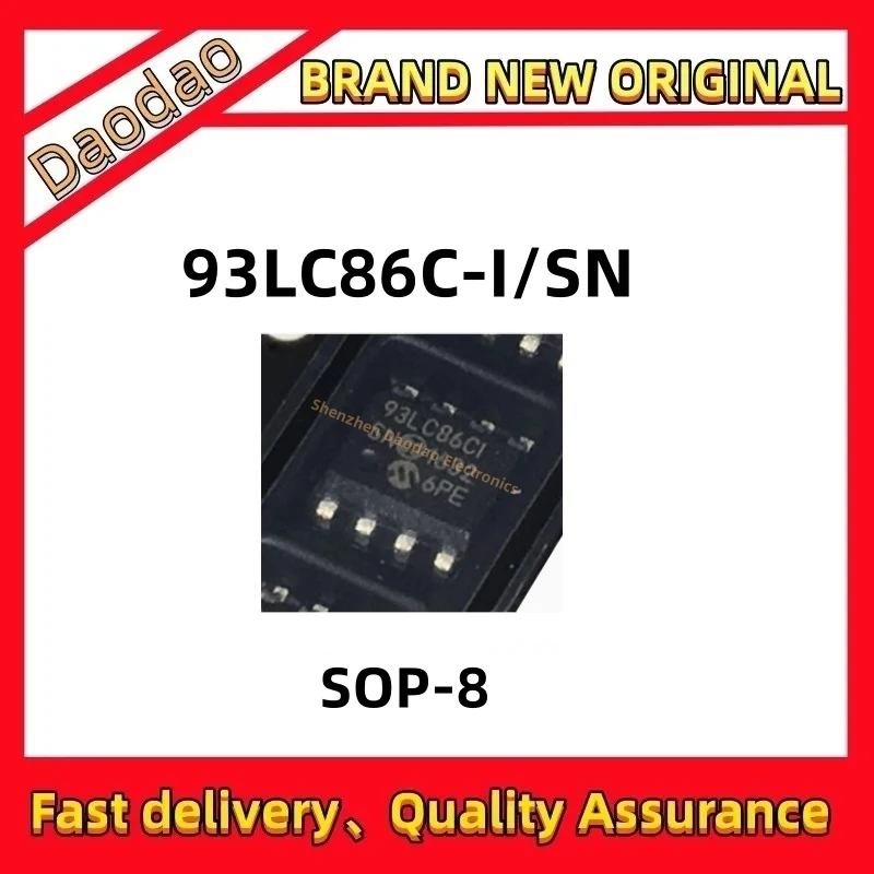 

10 pieces 93LC86C-I/SN 93LC86-I/SN SOP8 pin patch power board Universal memory chip New original