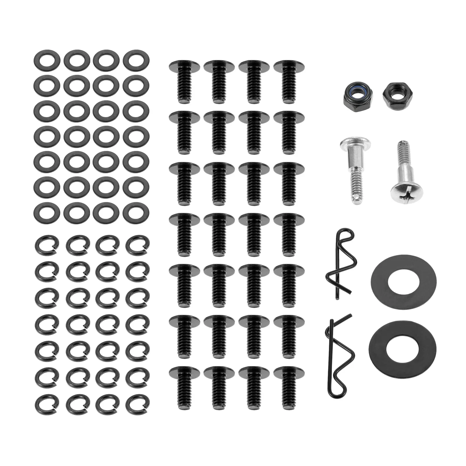 Replacement for Pit Boss 820D3-10514 Screw Hardware Kit with Screw Sets, Nuts, Wheel Axle Pins, Wheel Cotter Pins, Wheel Washers