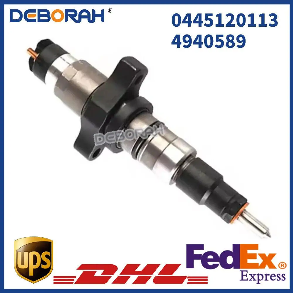 0445120113 Fuel Injector  4940589 For Dodge Ram 2500 3500 Cummins Engine 5.9L