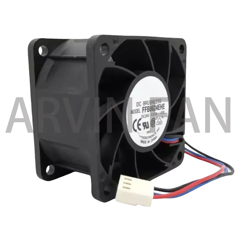 FFB0624EHE  FG 24V 0.57A 6CM 6038 Dual Ball Bearing Fan For 60*60*38mm 8000RPM