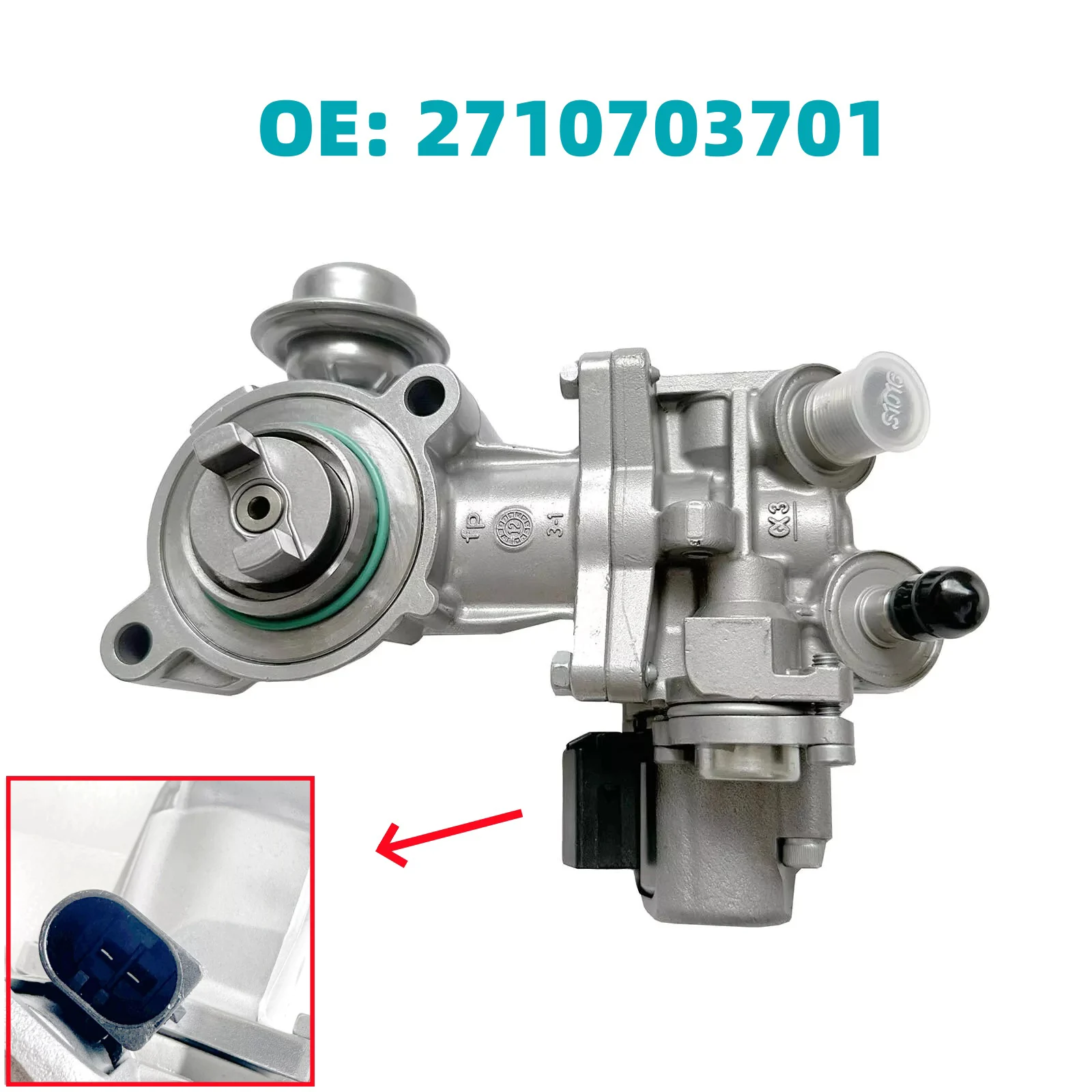 

1Pc A2710703701 For Mercedes-Benz Car High Pressure Fuel Pump Auto Parts For Mercedes-Benz C250 SLK250 L4 1.8L Vehicle Accessory