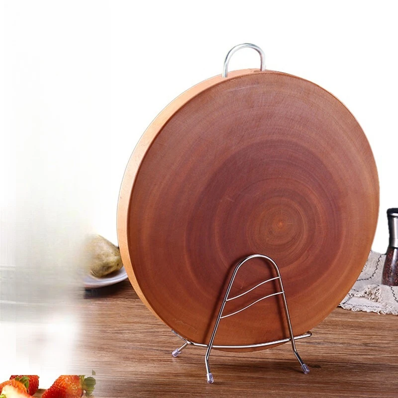 Mahogany cutting board solid wood cutting board round cutting  kitchen  core wood panel whole wood vegetable pier