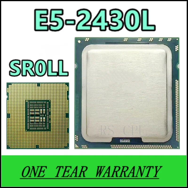 E5 2430L E5-2430L 2.0 جيجا هرتز 6 النواة 15 ميجابايت كاش LGA1356 معالج SR0LL 60 وات