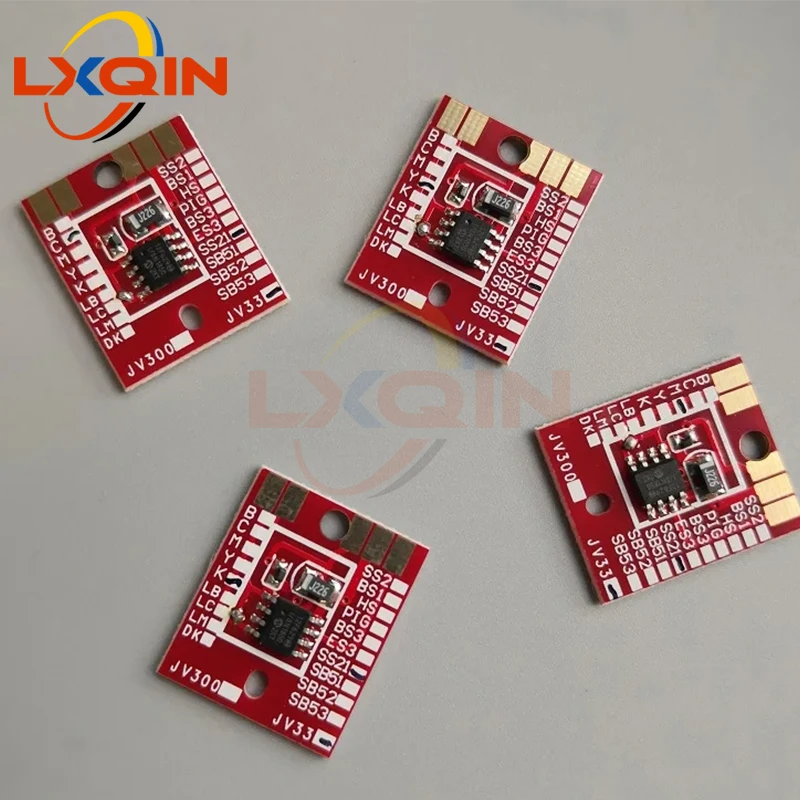 LXQIN ink cartridge chip ss21 for Mimaki jv33 jv5 cjv30 Ink chip SS21 Auto reset chips