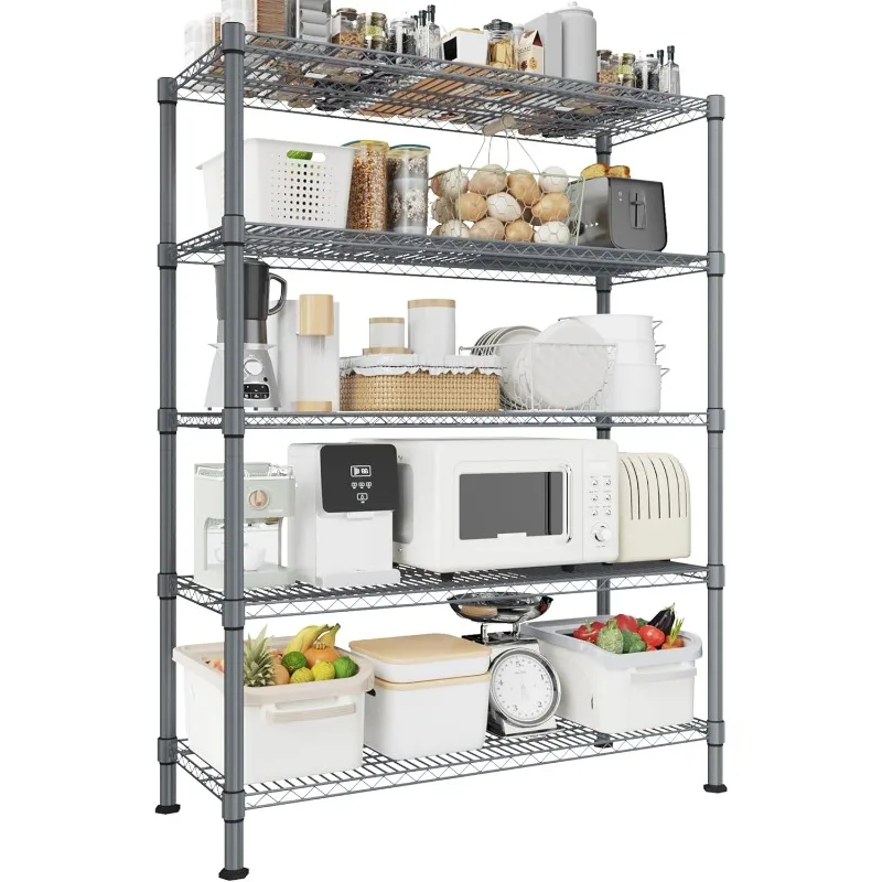 5 Tier Storage Racks and Shelves - 48