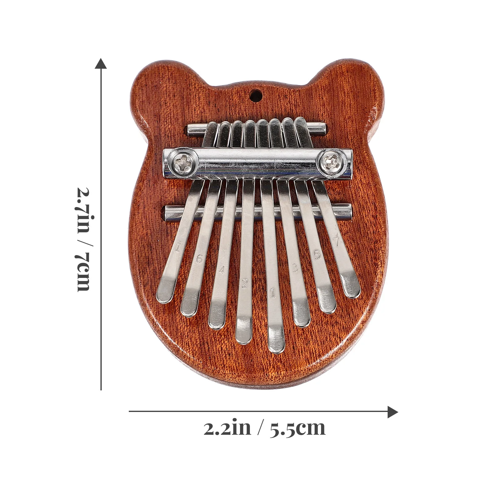2 قطعة 8 ملاحظة بيانو صغير الإبهام كاليمبا المدمجة المحمولة فنجر البيانو للمبتدئين آلة موسيقية لطيفة في الهواء الطلق داخلي
