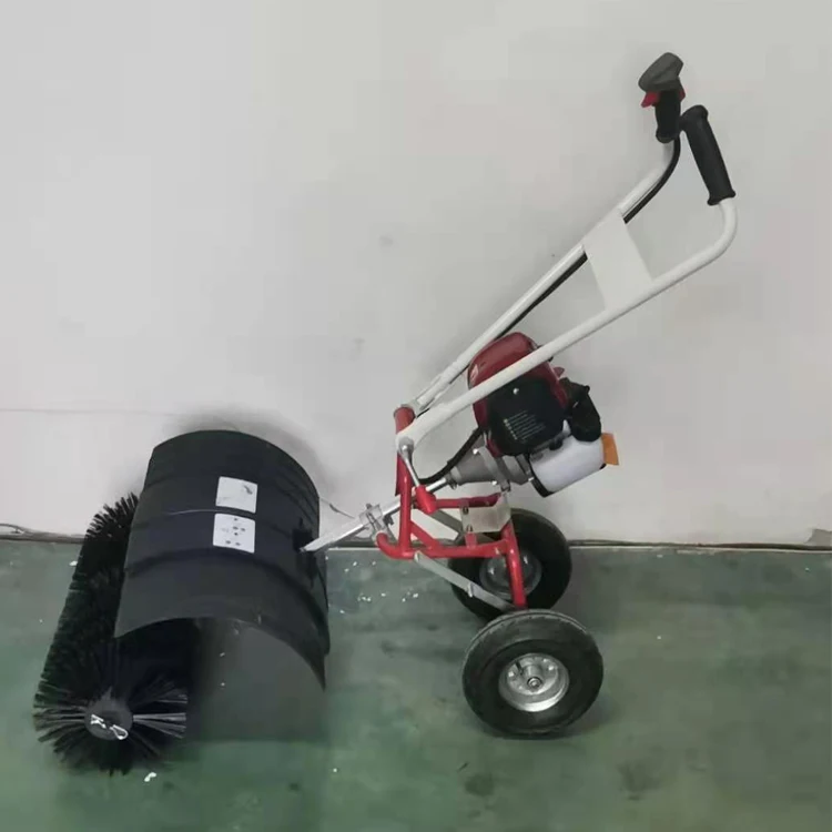 Hand-pushed Sweeper   Lawn Combing Tool Artificial Turf Garbage Cleaner   Snow Sweeper