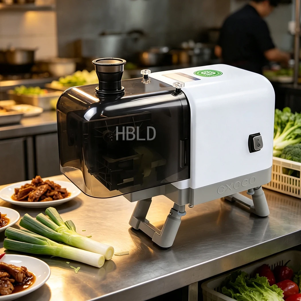 Stainless Steel Blade Green Onion Shred Machine Electric Celery Mushroom Shredder Commercial Catering Tool