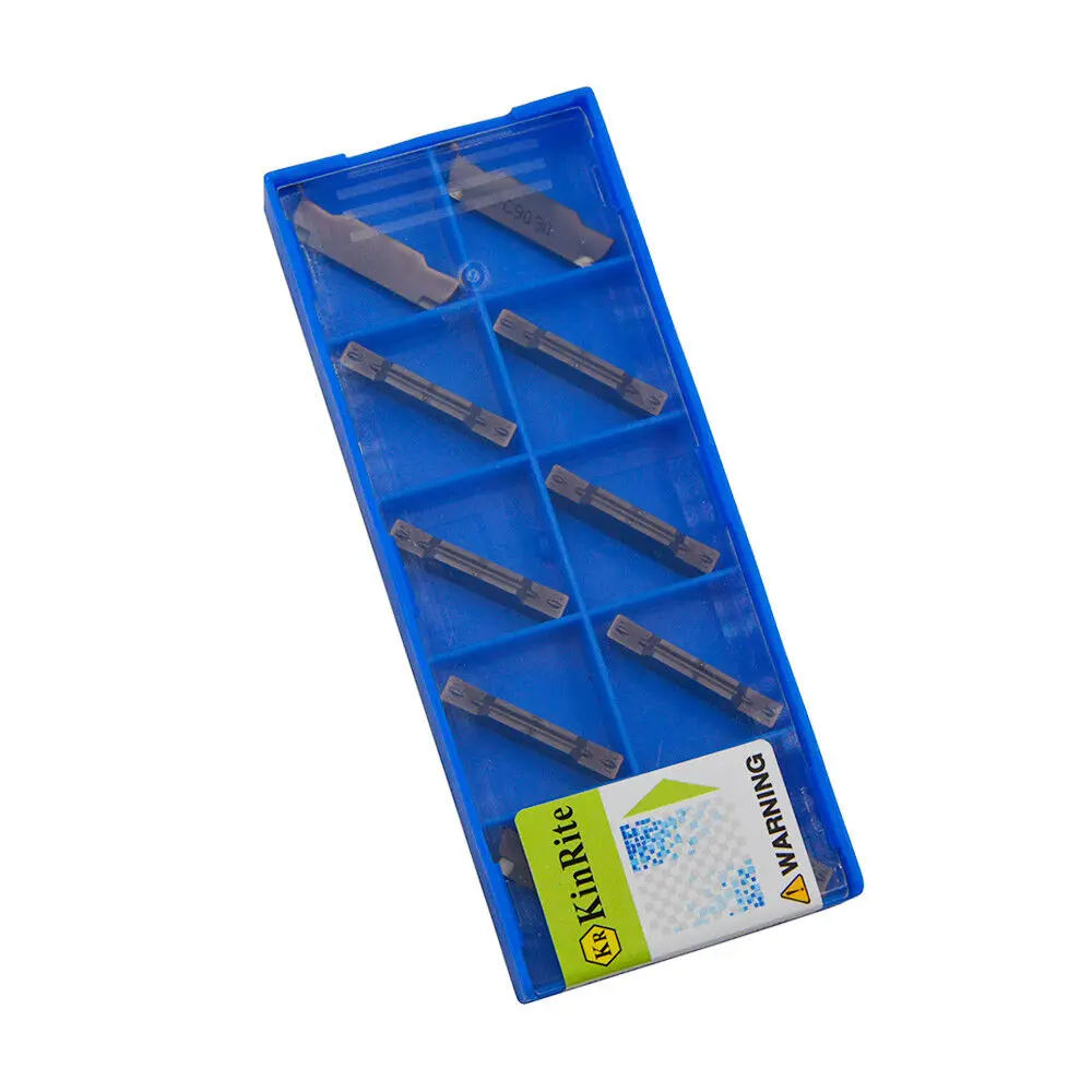 10Pcs Carbide Inserts MGMN300-M for MGEHR/MGIVR Grooving Cut-Off Tool Holder