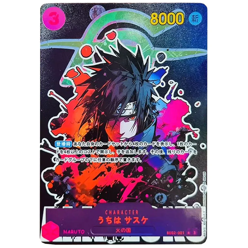 Anime ONE PIECE NARUTO DIY ACG Dragon Ball Collectible Card Zoro Luffy Sasuke Bejita Son Goku Toys for boys Birthday Present