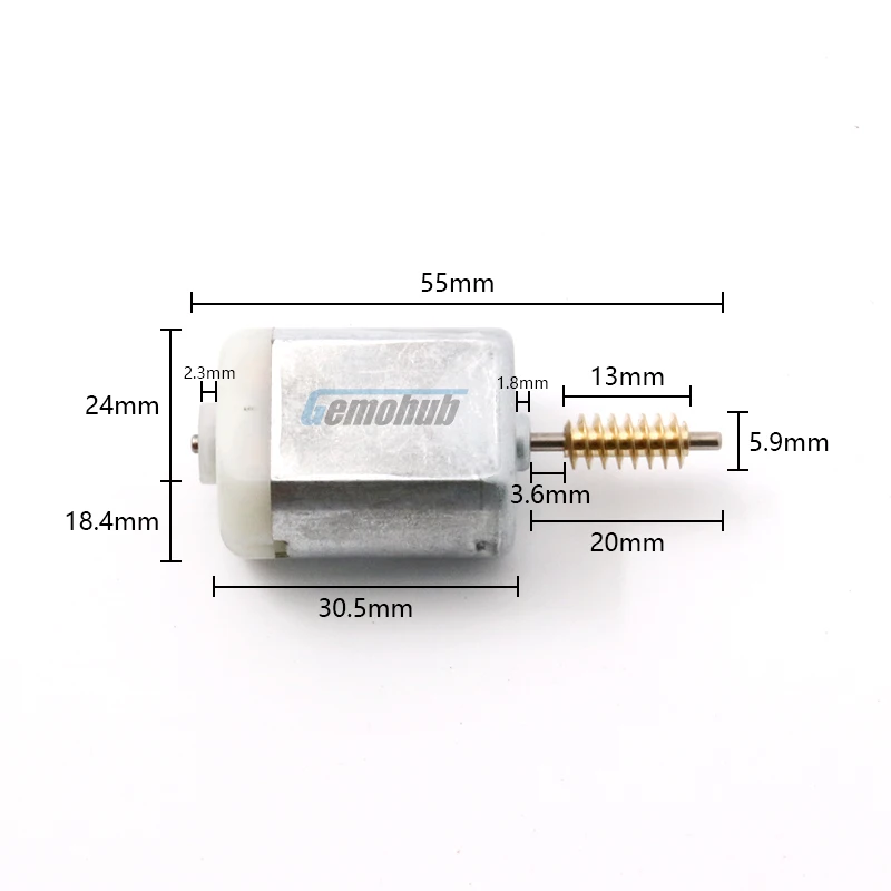 Gemohub FC-280SB-16220 Auto-Außen-Klappspiegelmotor für Seat Leon III MK3/Alhambra MK2 12 V 0,083 A 15752 U/min 1020792 Teile – Detail 8