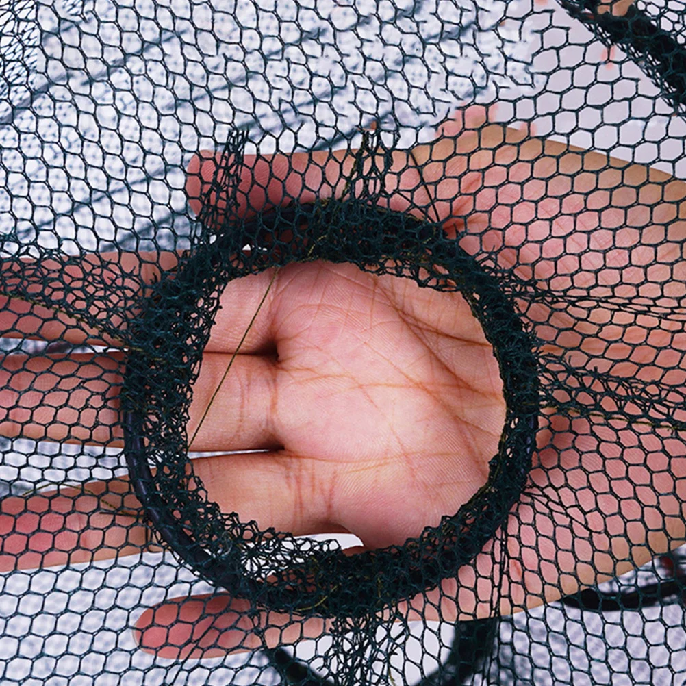 

2Pcs Folding Crab Net Portable Crawfish Catcher Reusable Lobster Trap Durable Mesh Fishing Gear Crab Net Crawfish Traps