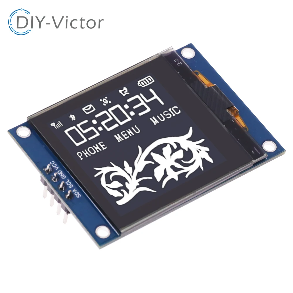 NEW 1.5 Inch 128x128 OLED Shield Screen Module For Raspberry Pi For STM32 For Arduino