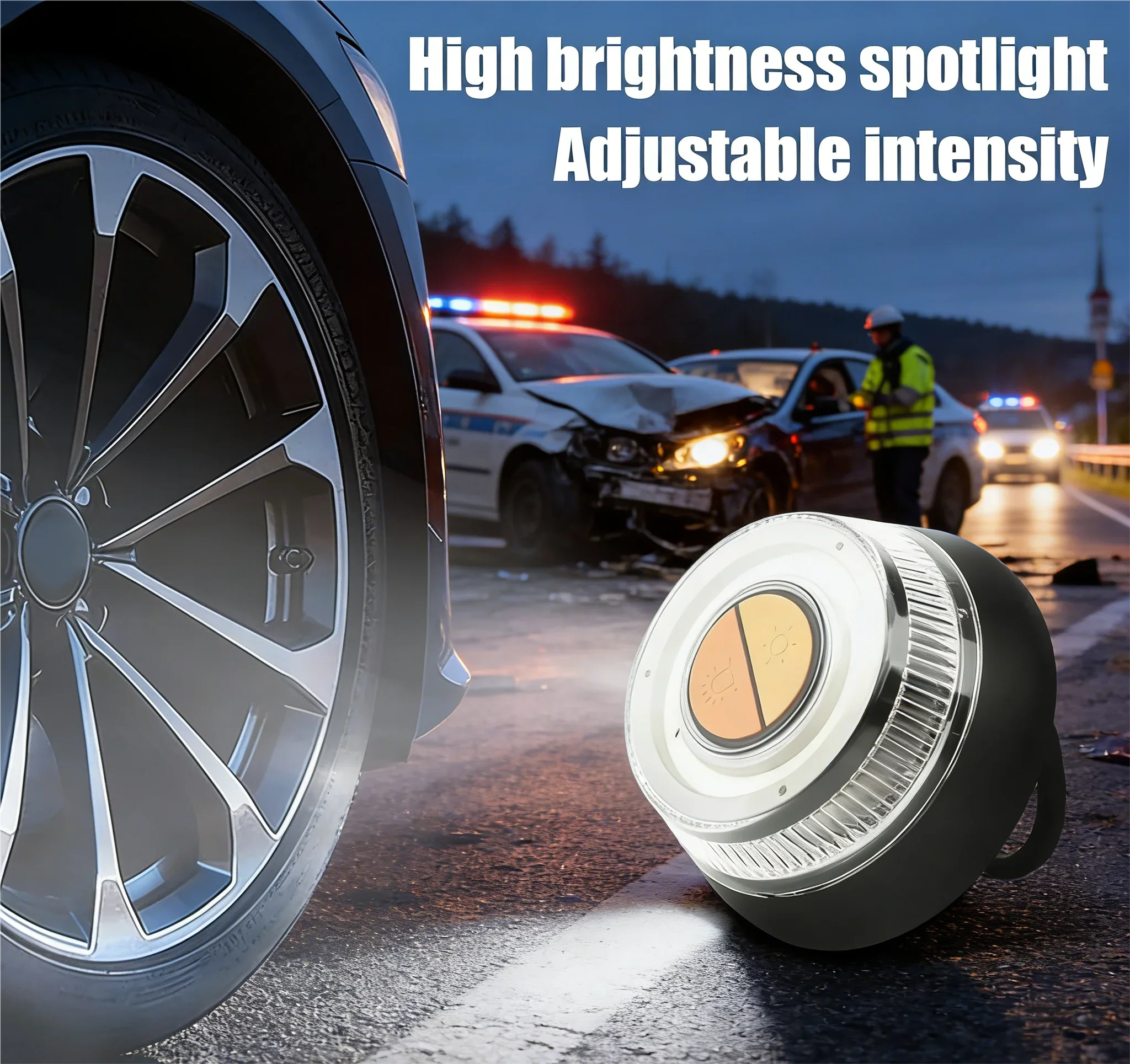 2026 latest version V16 car emergency light approved by DGT, Spanish car must-havewith sim and paid data until 2038