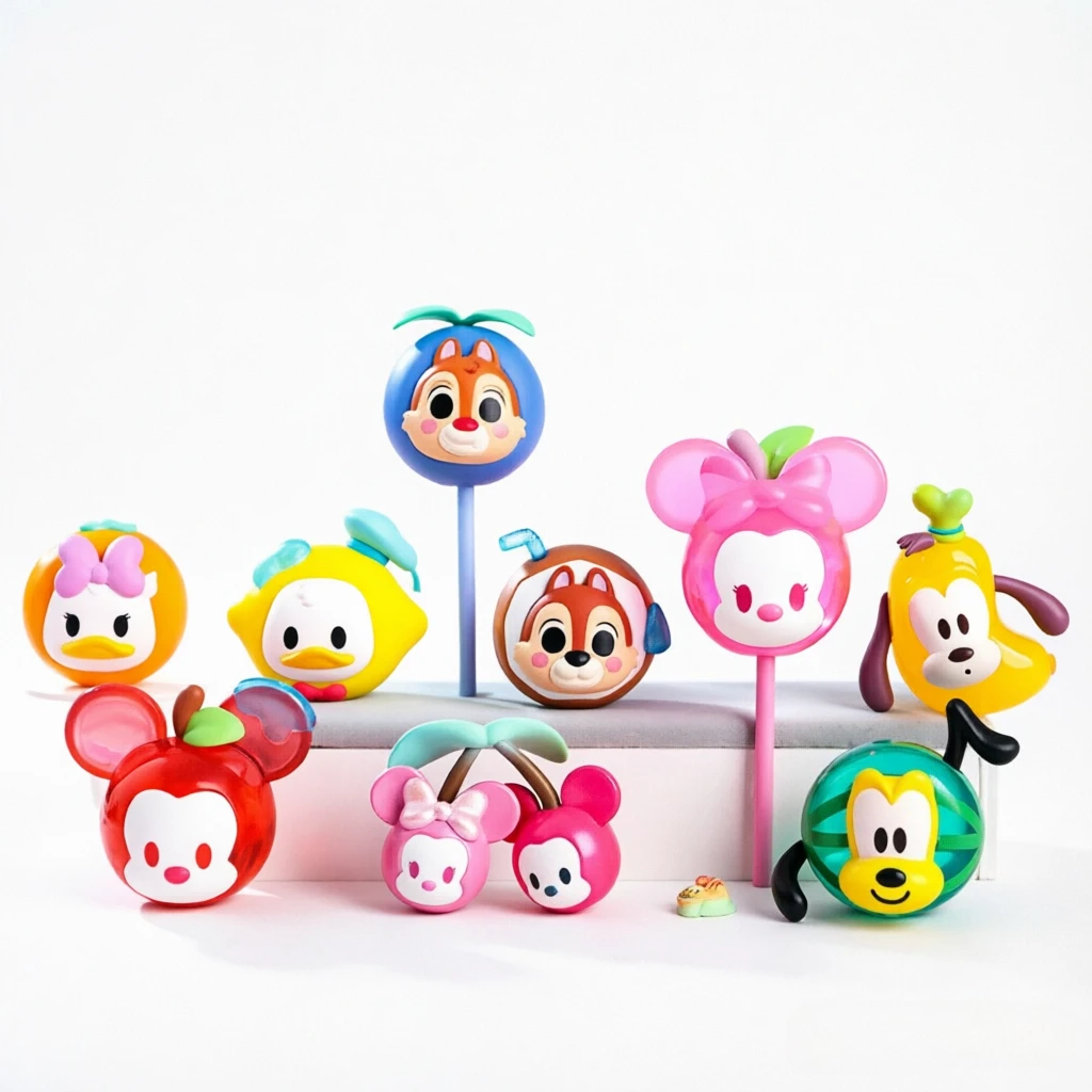 

Disney Mickey and Friends Blind Bag Mystery Toy Colorful Candy Series Lollipop Action Figure Kawaii Collectible Doll Girls Gift